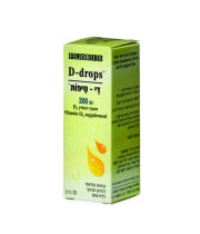 די - טיפות תוסף ויטמין D3 פלוריש 10 מ"ל | D-DROPS FLORIS