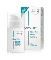 קרם לחות טיפולי לפנים לעור רגיש, אדמומי SeboCalm Active סבוקלם אקטיב
