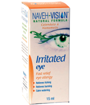 נווה ויז'ן טיפות | Naveh-Vision Irritated Eye 15ML